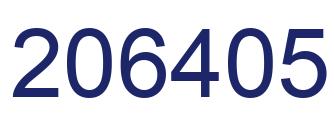 Número 206405 imagen azul