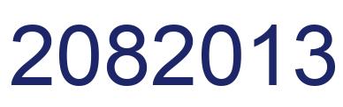 Number 2082013 blue image