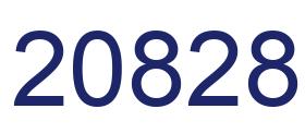 Número 20828 imagen azul