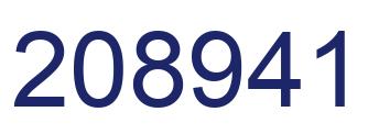 Número 208941 imagen azul