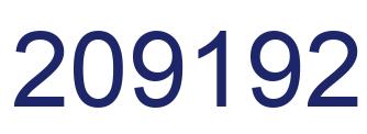 Número 209192 imagen azul