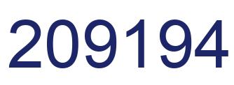 Número 209194 imagen azul