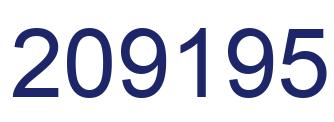Número 209195 imagen azul