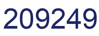Número 209249 imagen azul