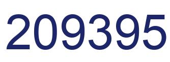 Número 209395 imagen azul