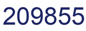 Número 209855 imagen azul
