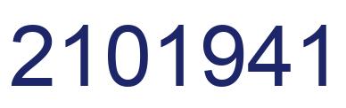 Number 2101941 blue image