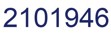 Number 2101946 blue image