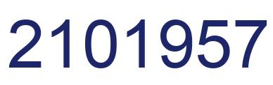 Number 2101957 blue image
