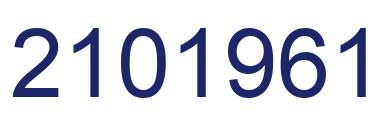 Number 2101961 blue image