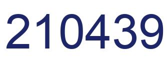 Número 210439 imagen azul