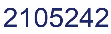 Número 2105242 imagen azul