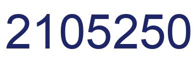 Number 2105250 blue image