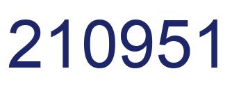 Número 210951 imagen azul