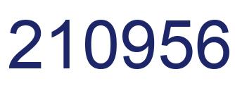 Número 210956 imagen azul