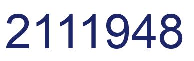 Number 2111948 blue image