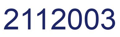 Número 2112003 imagen azul