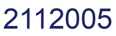 Número 2112005 imagen azul