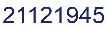 Número 21121945 imagen azul