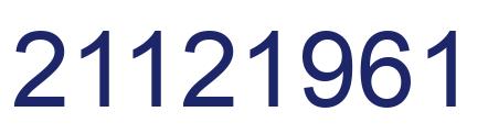Número 21121961 imagen azul