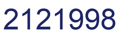 Número 2121998 imagen azul