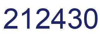 Número 212430 imagen azul