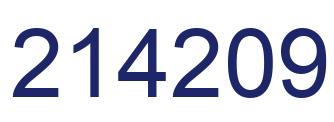 Número 214209 imagen azul