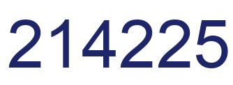 Número 214225 imagen azul