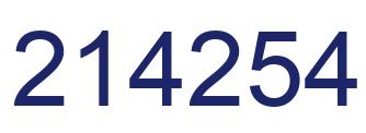 Número 214254 imagen azul
