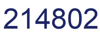Number 214802 blue image