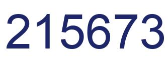 Número 215673 imagen azul