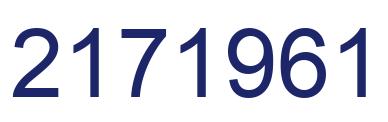 Número 2171961 imagen azul