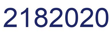 Number 2182020 blue image