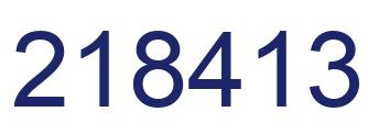 Número 218413 imagen azul