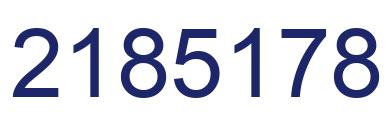 Número 2185178 imagen azul