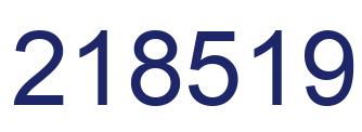 Número 218519 imagen azul