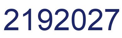 Número 2192027 imagen azul
