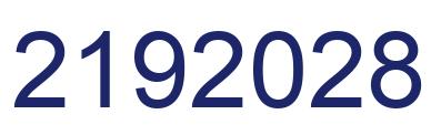 Número 2192028 imagen azul