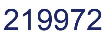 Número 219972 imagen azul