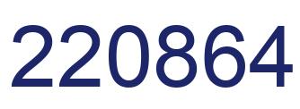 Número 220864 imagen azul
