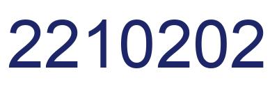 Number 2210202 blue image