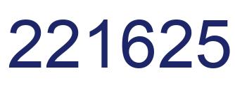 Número 221625 imagen azul