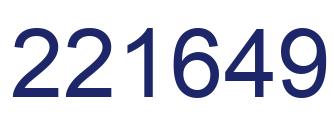 Número 221649 imagen azul
