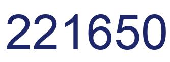 Número 221650 imagen azul