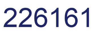 Número 226161 imagen azul