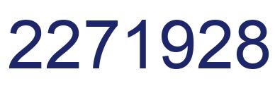 Número 2271928 imagen azul