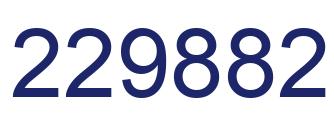 Número 229882 imagen azul