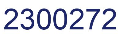 Número 2300272 imagen azul