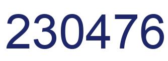 Número 230476 imagen azul