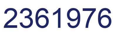 Número 2361976 imagen azul